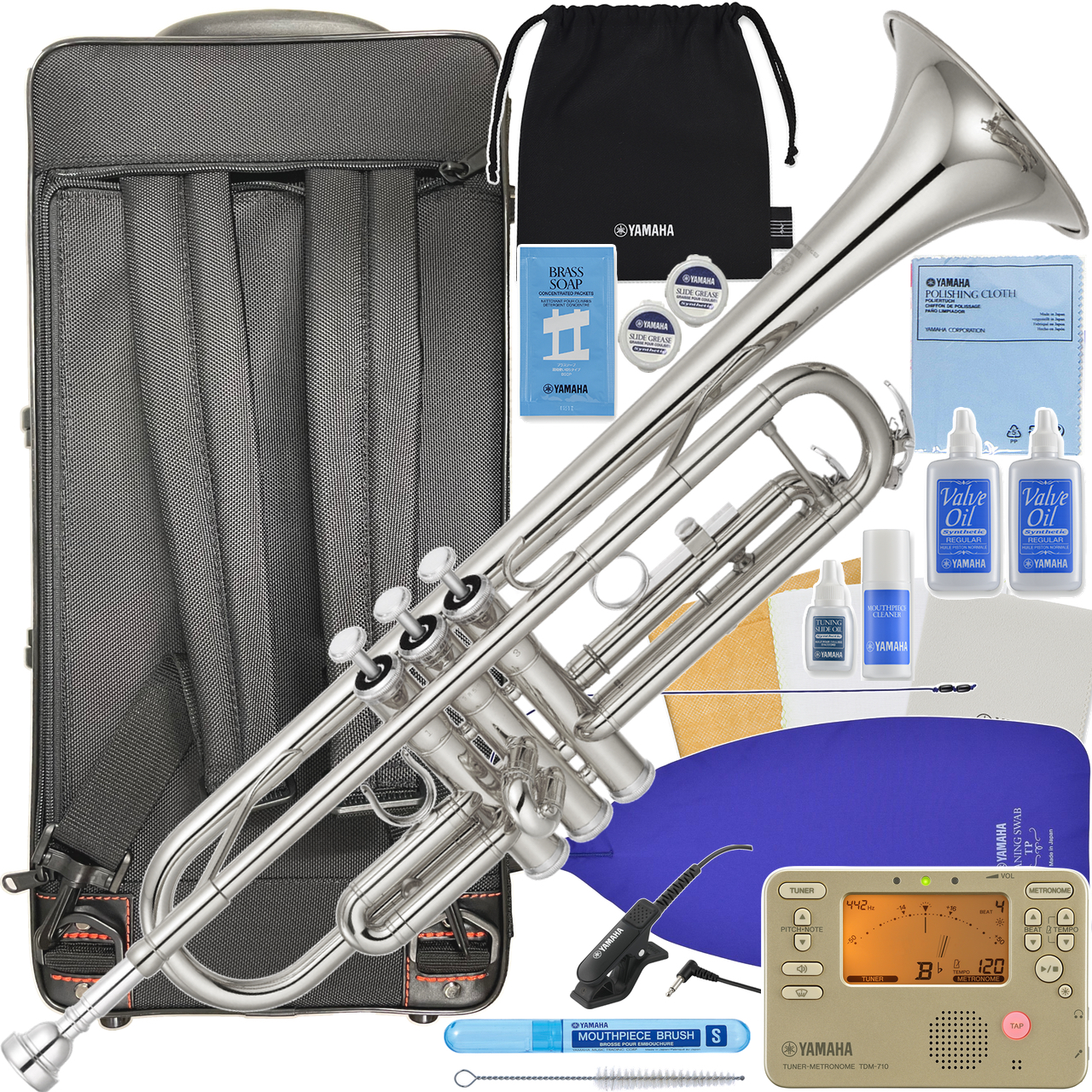 ヤマハ トランペットYTR1320S シルバー N1269 Yamaha YTR-1320 Trumpet