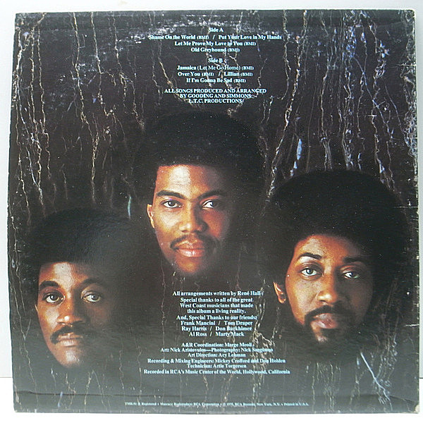 MAIN INGREDIENT / Shame On The World (LP) / RCA Victor | WAXPEND