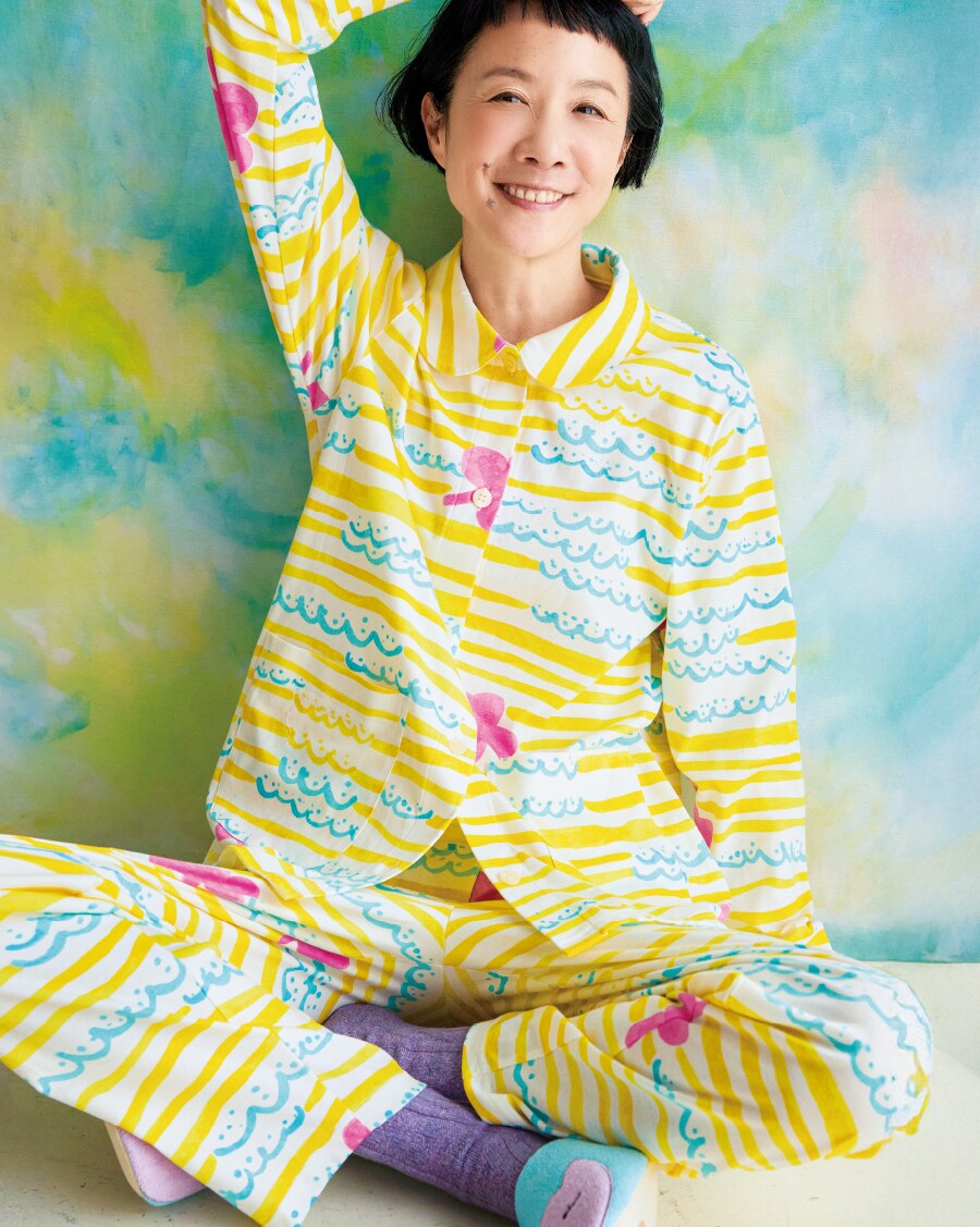 新品タグ付き ツモリチサト パジャマ ルームウェア 春夏 ラクダ