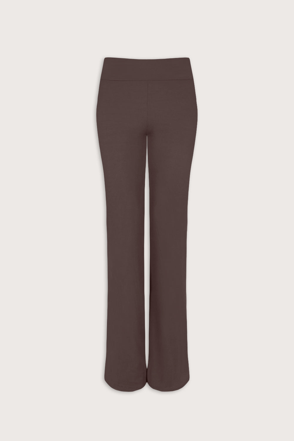 365 Sculpting Lounge Fold Waist Flared Trousers - Espresso – TALA