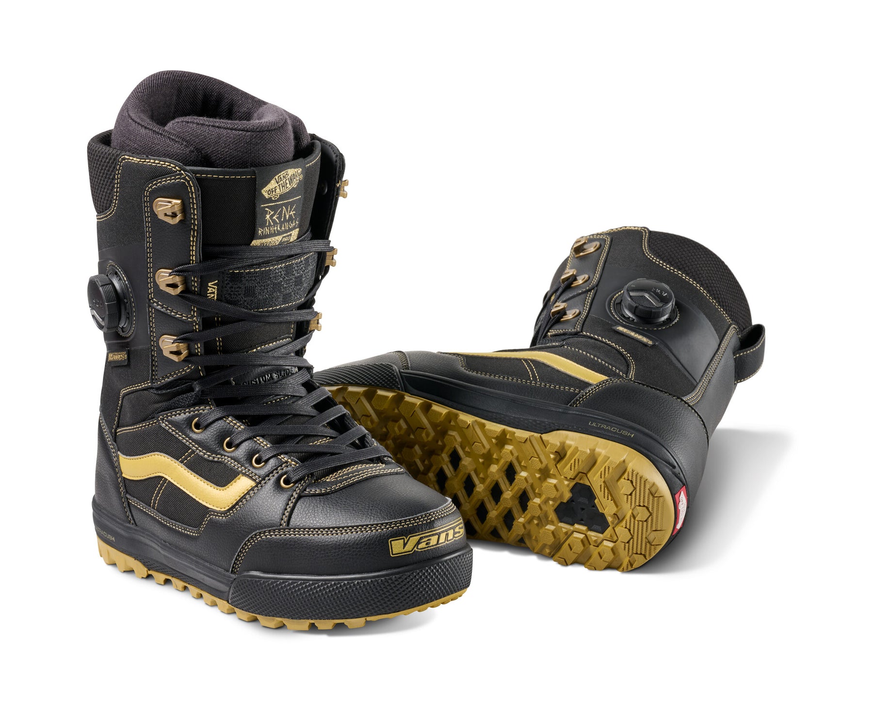 2026 Vans Invado Pro Ltd Rene Rinnekangas Boot - Black / Gold – Civil