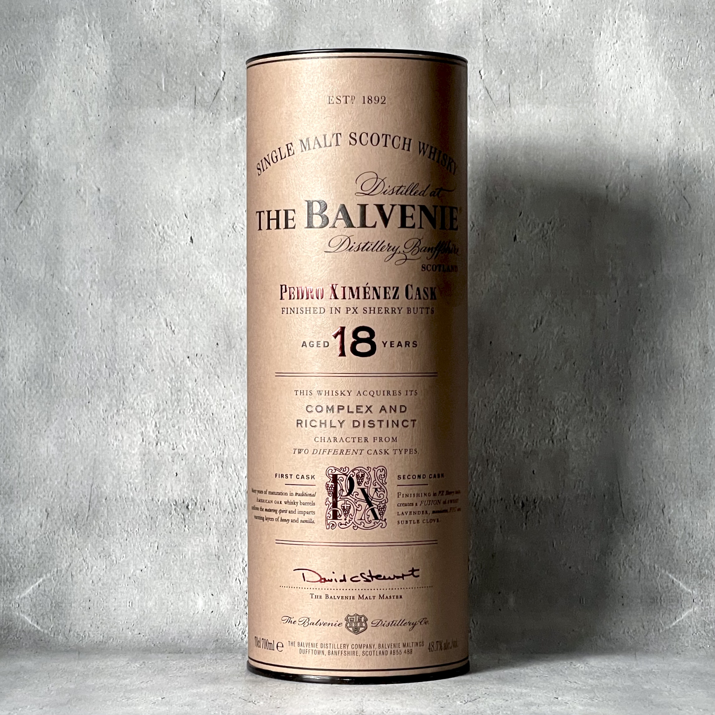 WHISKY LOVERS ONLINESHOP / バルヴェニー 18年 PXシェリーカスク