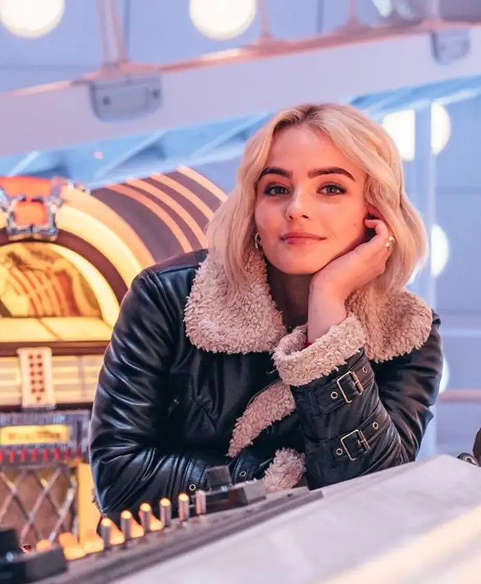 Ruby Sunday Doctor Who S14 Black Shearling Jacket - William Jacket