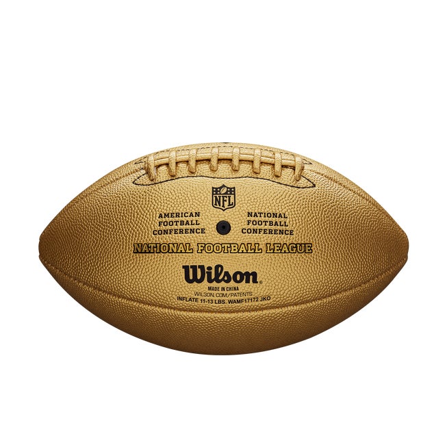 NFL The Duke Metallic Edition Football - Gold | Wilson Sporting Goods