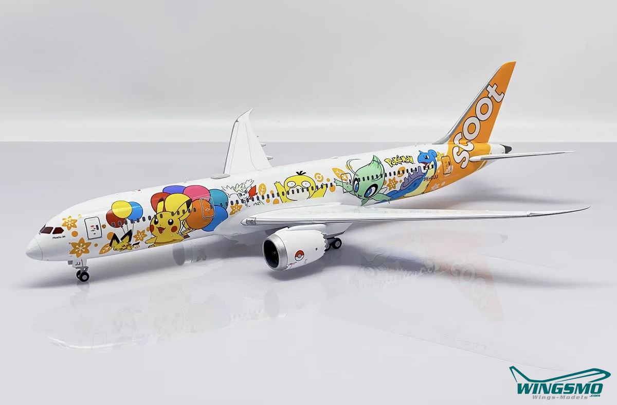 JC Wings Scoot Boeing 787-9 Dreamliner Pokemon Livery 9V-OJJ