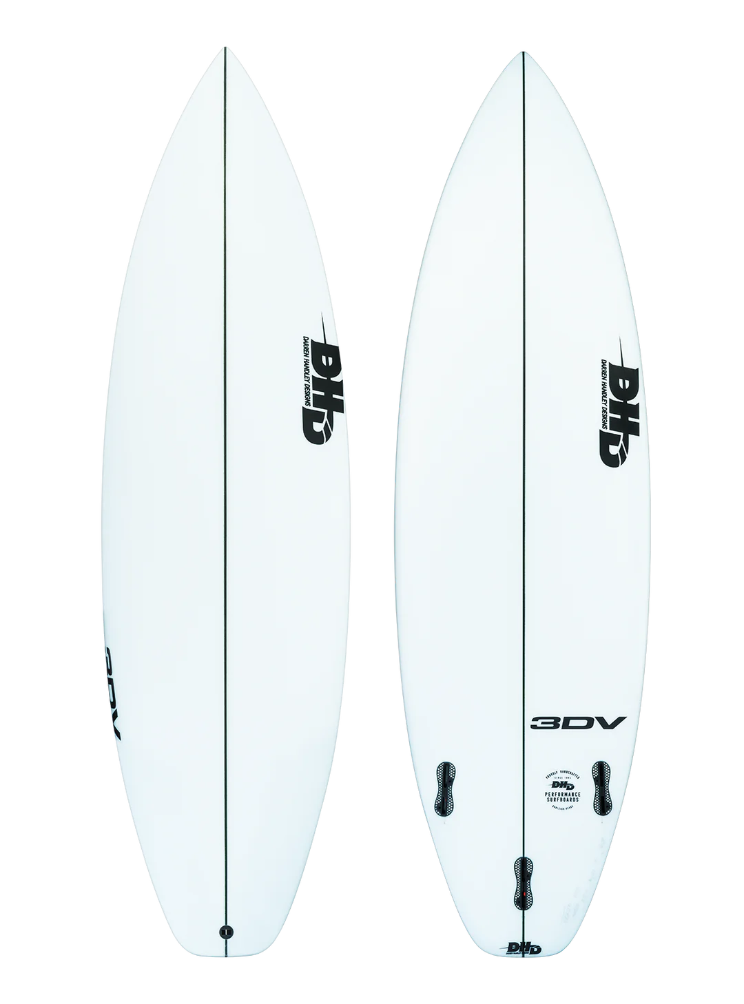 Surfboard DHD 3DV 6'0 x 19 3/4 x 2 1/2 - 32L.