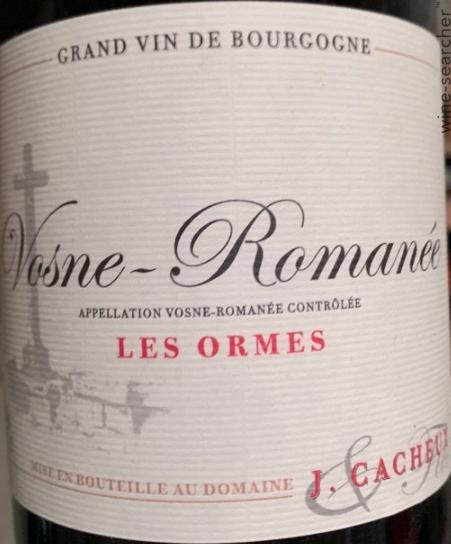 1993 Vosne-Romanée Jacques Cacheux 1993 Domaine Jacques Cacheux