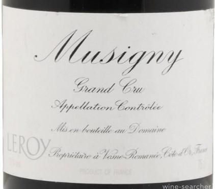 1996 Leroy Cotes de Beaune-Villages Rouge, Burgundy, France