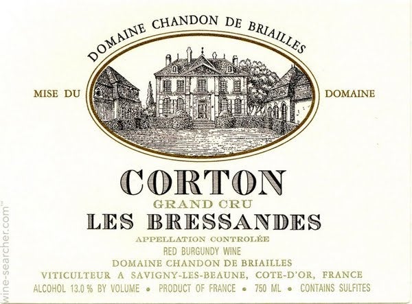 2010 Domaine Chandon de Briailles Corton-Bressandes Grand Cru