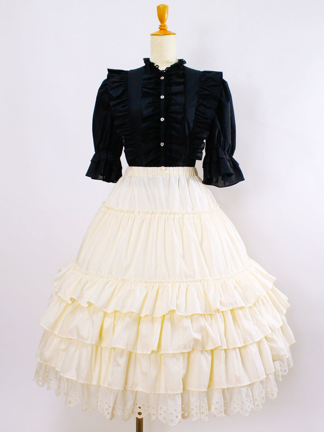 お取寄せ】コットンフリルロングペチコート | Victorian maiden