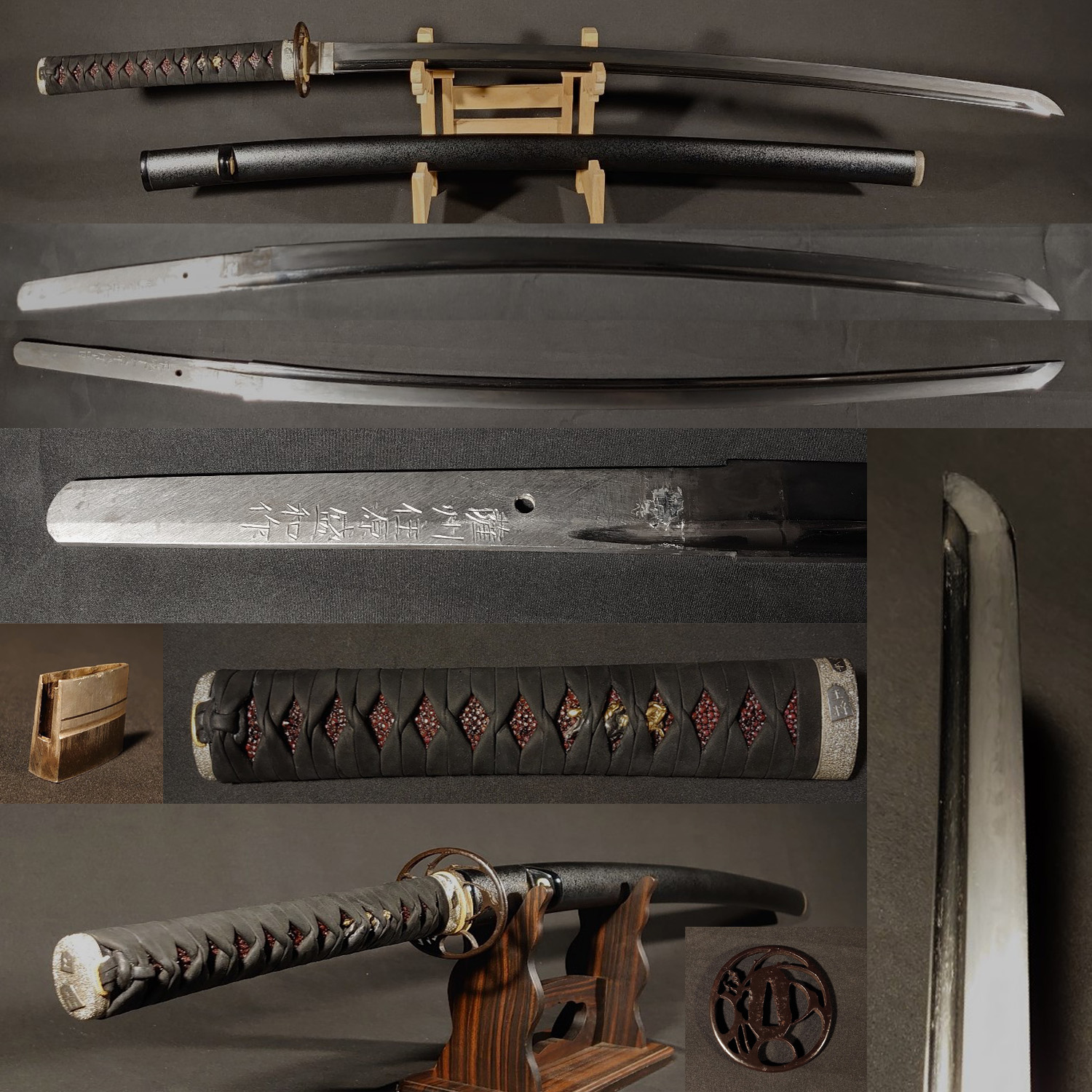 ハバキ 日本刀 刀装具 縁 鍔 目貫 武具 刀鍔 切羽 骨董品 縁頭 【