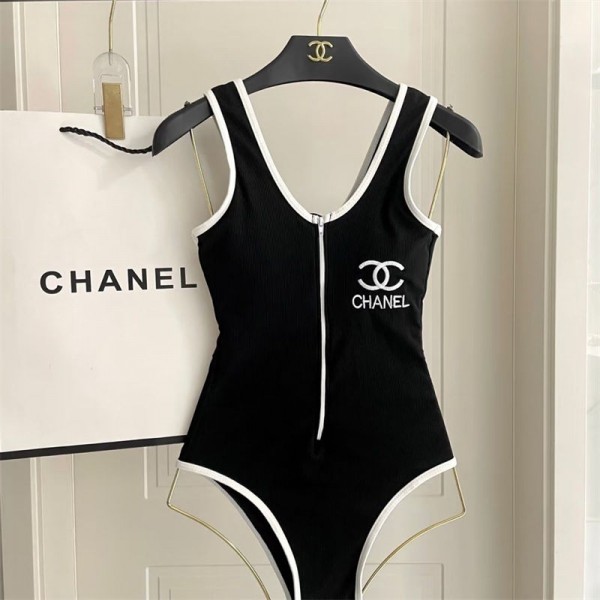Chanel水着シャネル三角ビキニ ブランド スイムウェア ビーチグッズ