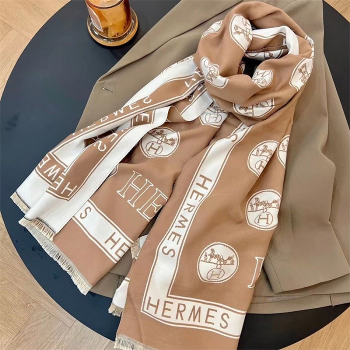 Hermes エルメスハイブランド 秋冬 マフラー春秋 スカーフ