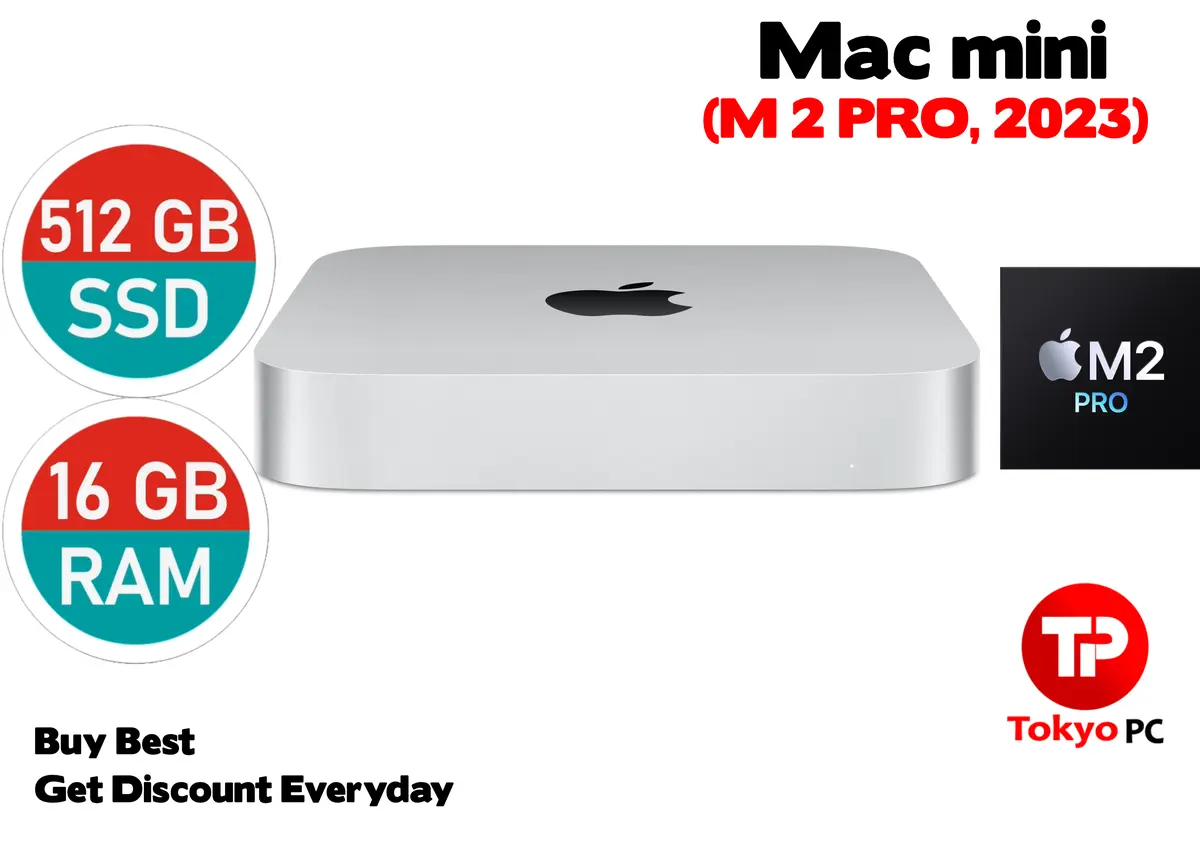 Apple Mac Mini M2 Pro 10CPU/ 16 GPU ( 2023 ) SSD 512GB RAM 16GB