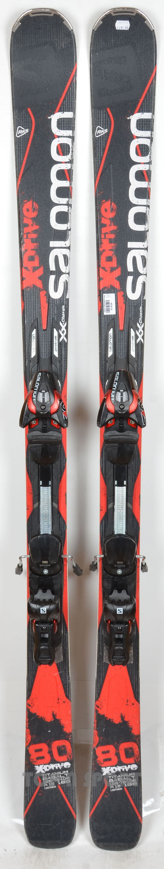 Salomon X-DRIVE 80 Titanium - skis d'occasion - Top N Sport – Top