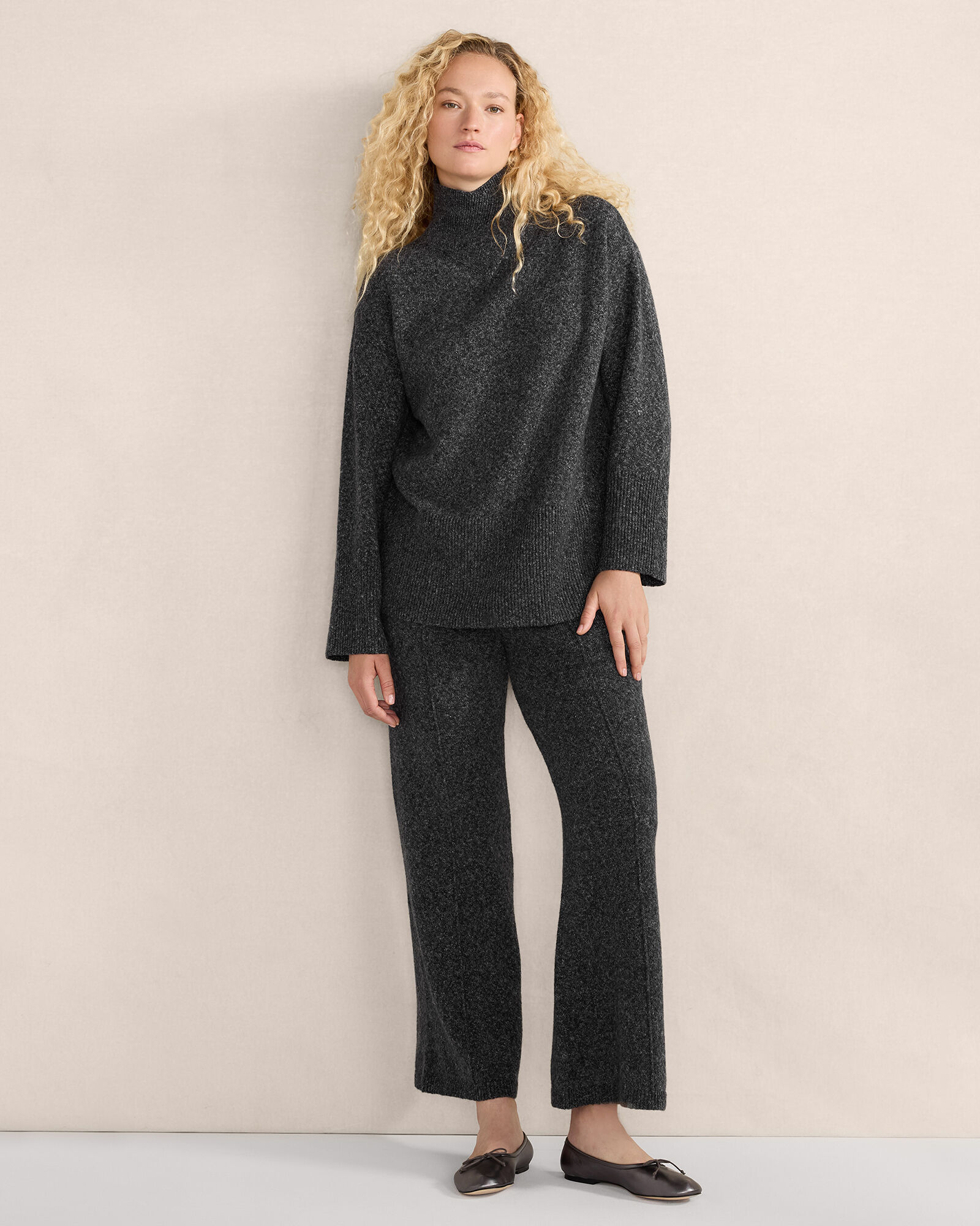 Organic Cotton Pintuck Wide Leg Pants | Haven Well Within