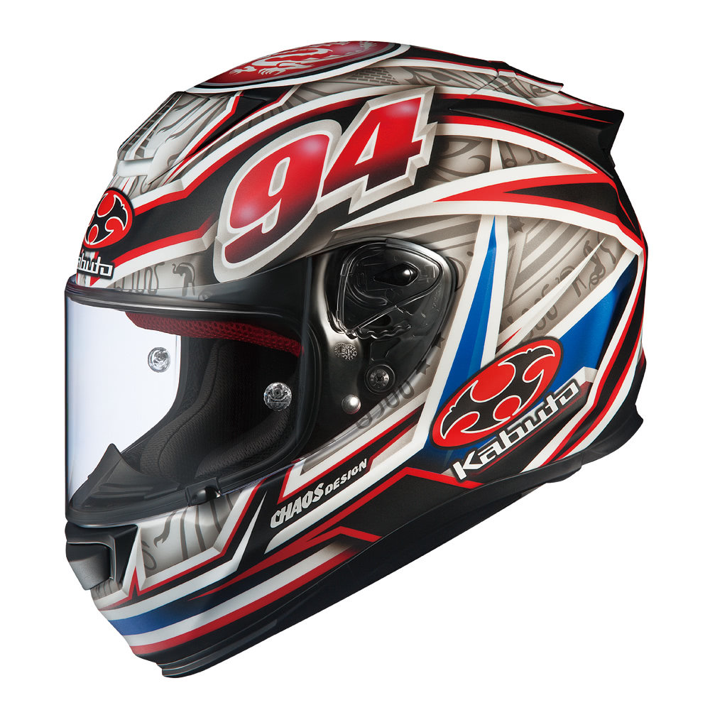 カブトから浦本選手レプリカのフルフェイスヘルメット『RT-33 URAMOTO