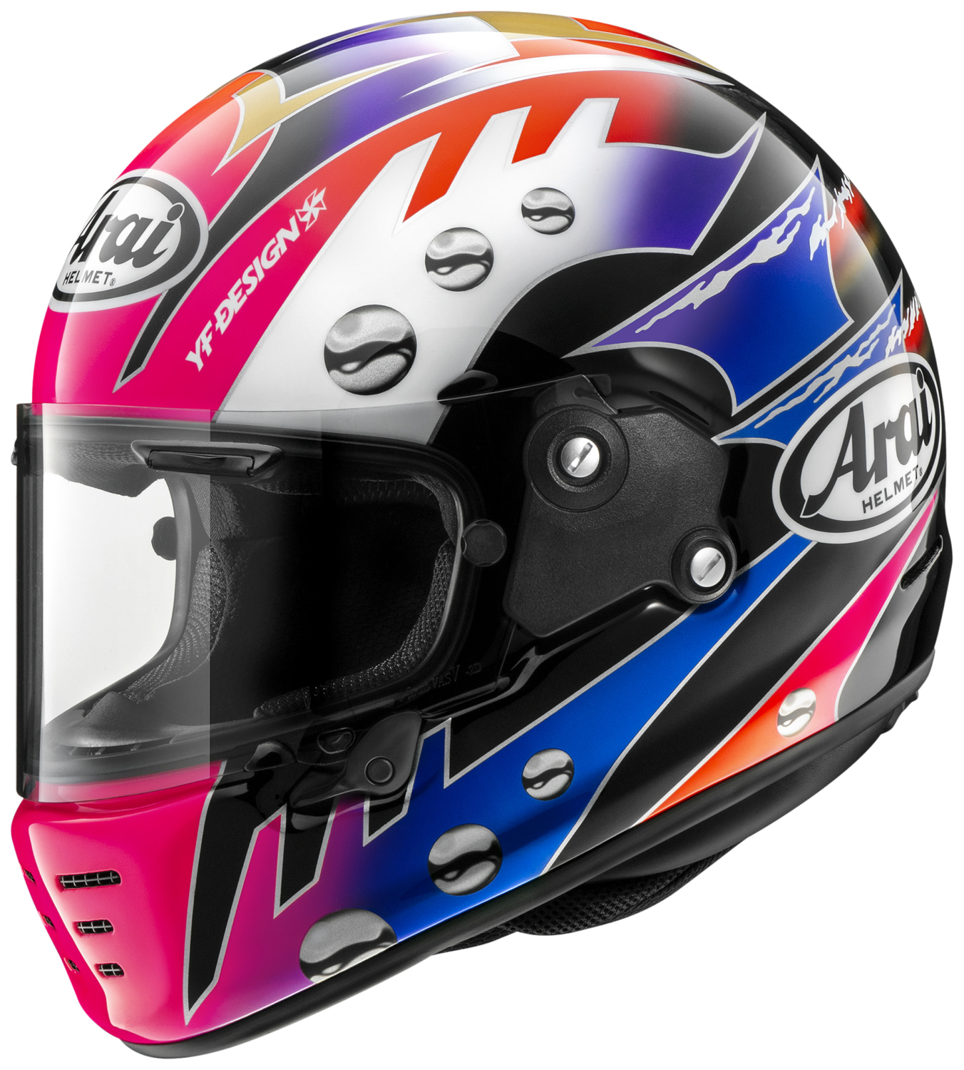 Araiヘルメット RAPIDE-NEOレプリカ2種が登場！ - バイクニュース