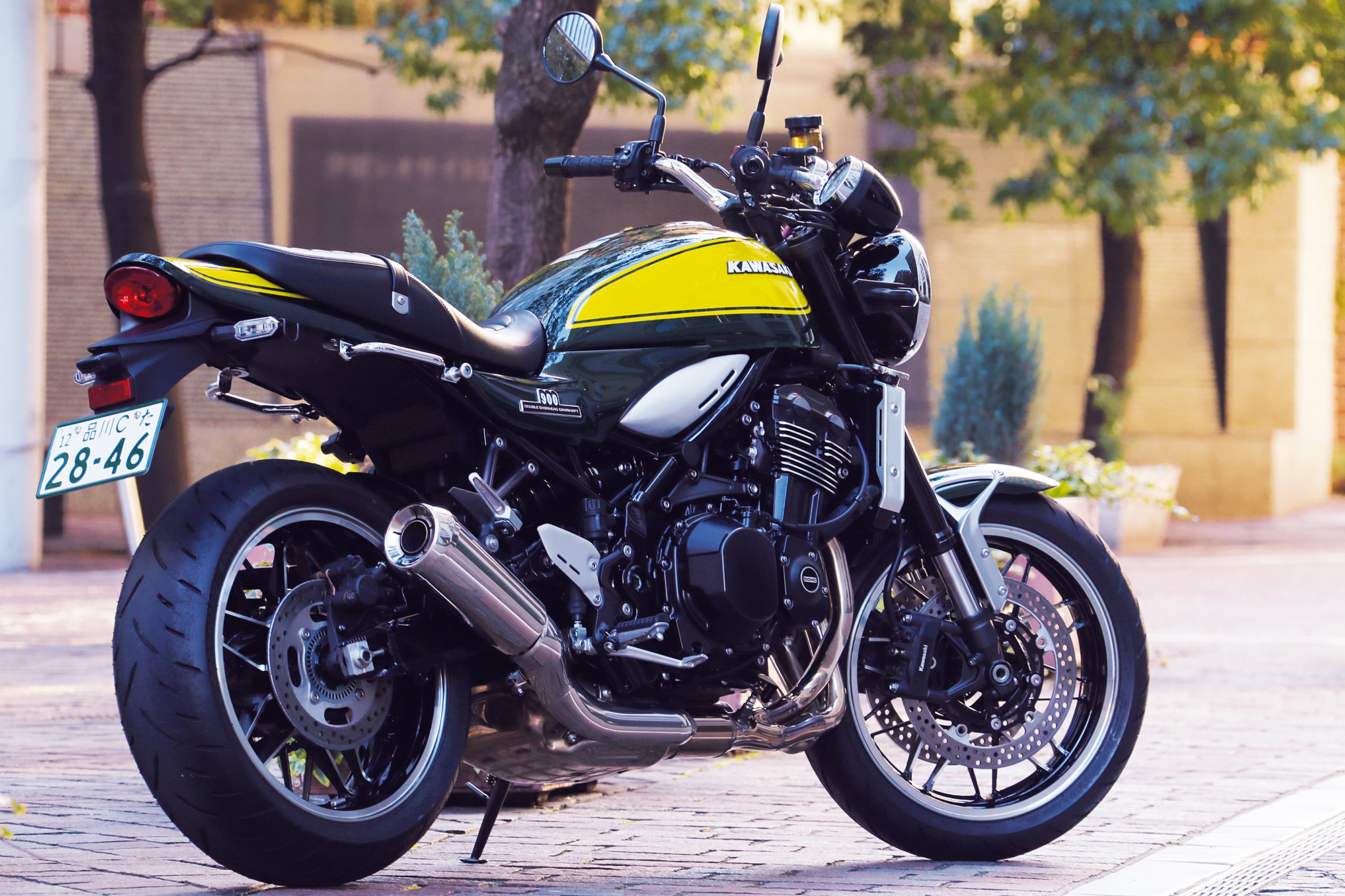 KAWASAKI Z900RS YELLOW BALL EDITION ：走りも十分に意識した