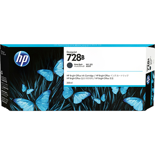 たのめーる】HP HP728B インクカートリッジ ブラック 300mL 3WX30A 1個
