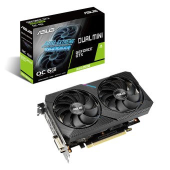 ASUS GeForce DUAL GTX 1660 SUPER MINI GAMING OC 6GB GDDR6 192Bit