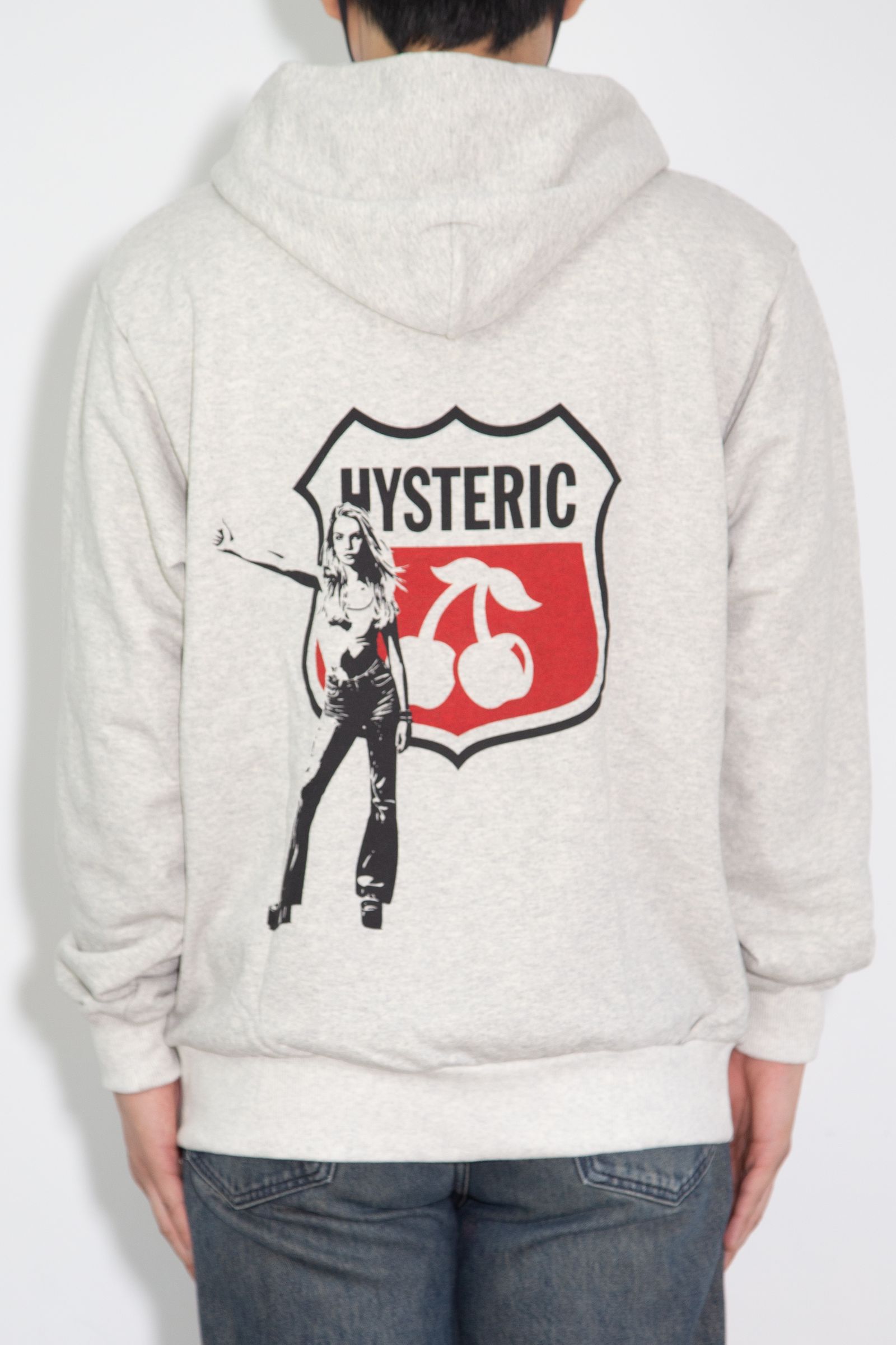 HYSTERIC GLAMOUR - HYSTERIC CHERRY パーカー / トップグレー | Tempt