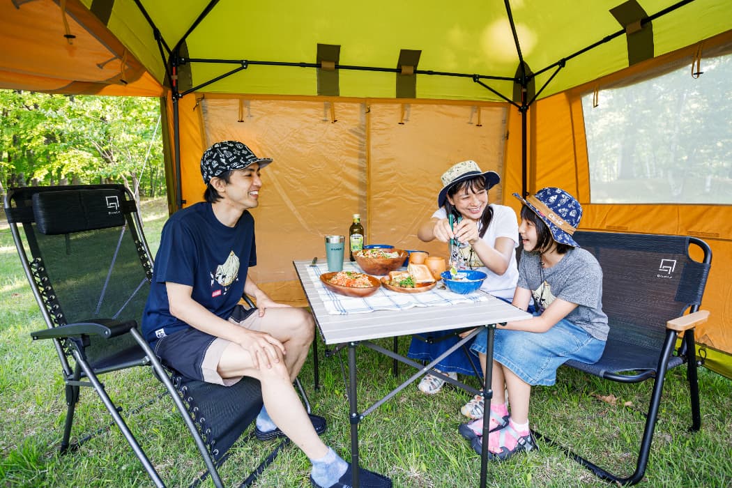 焚火タープTCコネクトヘキサダックグリーン｜TARP｜PRODUCTS｜tent