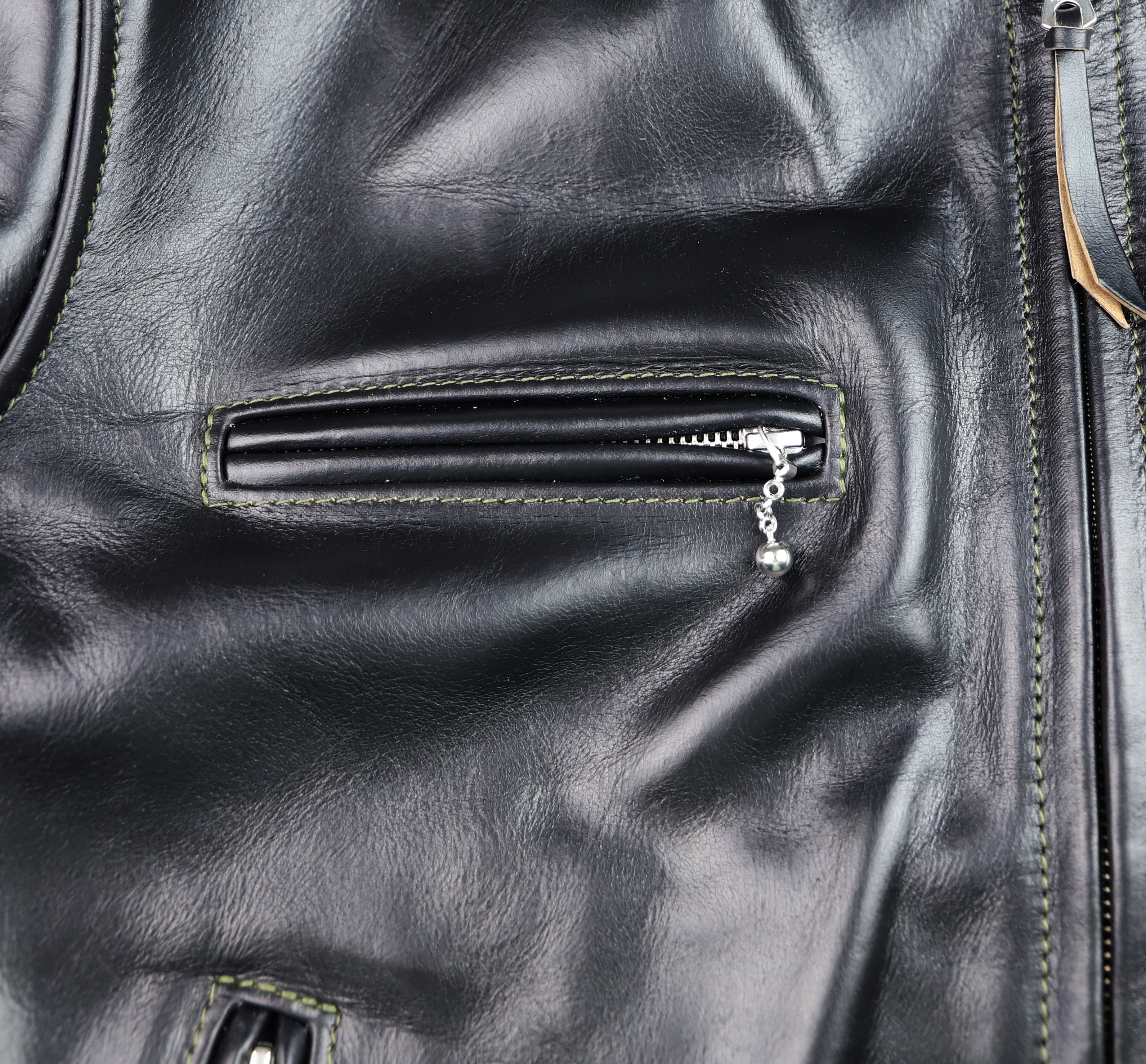 Aero Cafe' Racer, size 42, Black CXL Steerhide – Thurston Bros