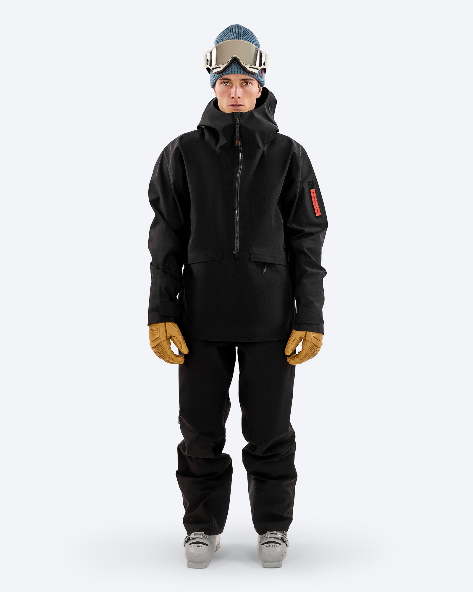 Z-3 3-layer Shell Anorak Black Onyx – The Mountain Studio