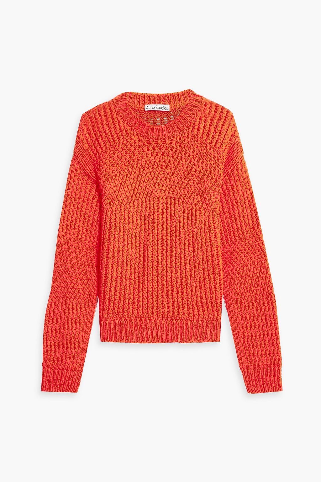 ACNE STUDIOS Crocheted cotton sweater | THE OUTNET