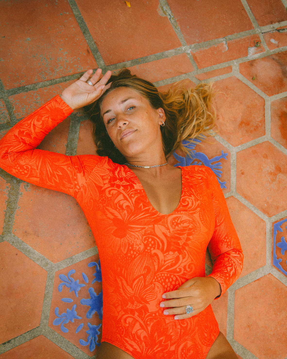 Valentina Surf Suit - Mandarina - Seea