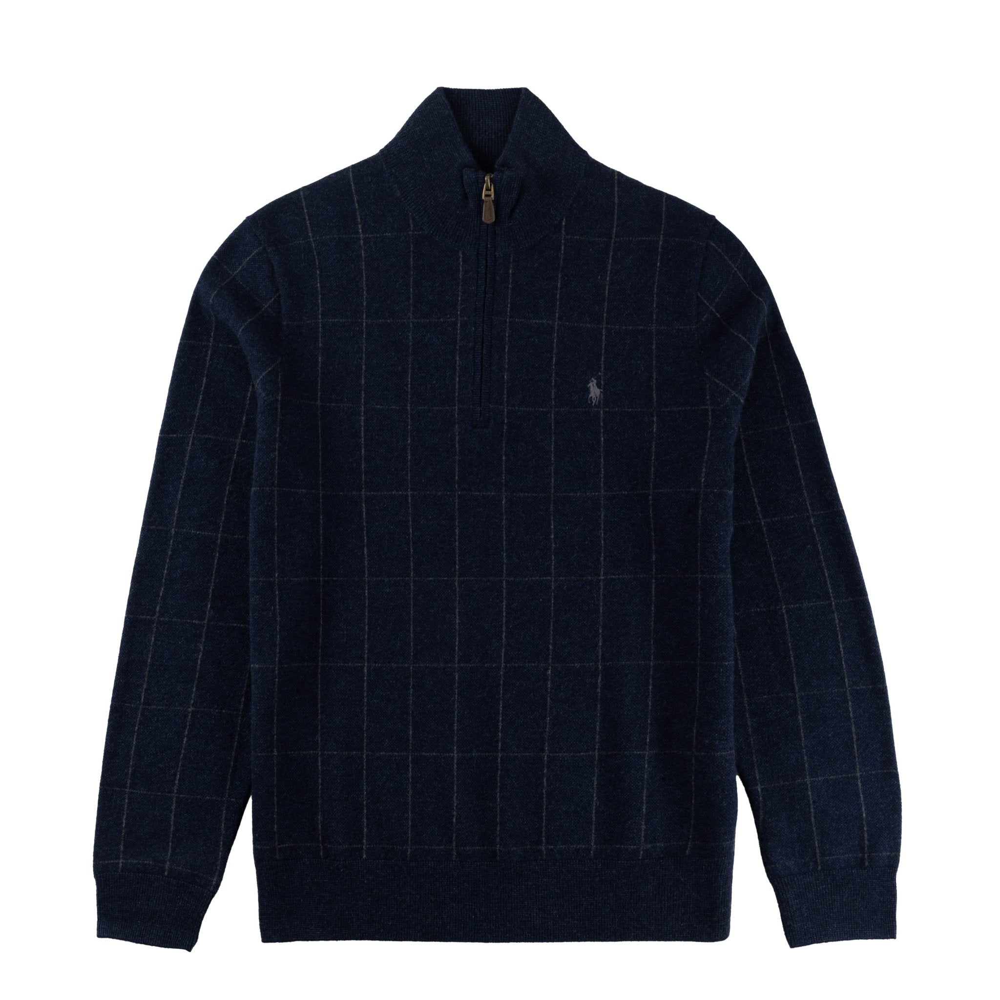 Polo Ralph Lauren Quarter-Zip Sweater Navy Combo | The Sporting Lodge