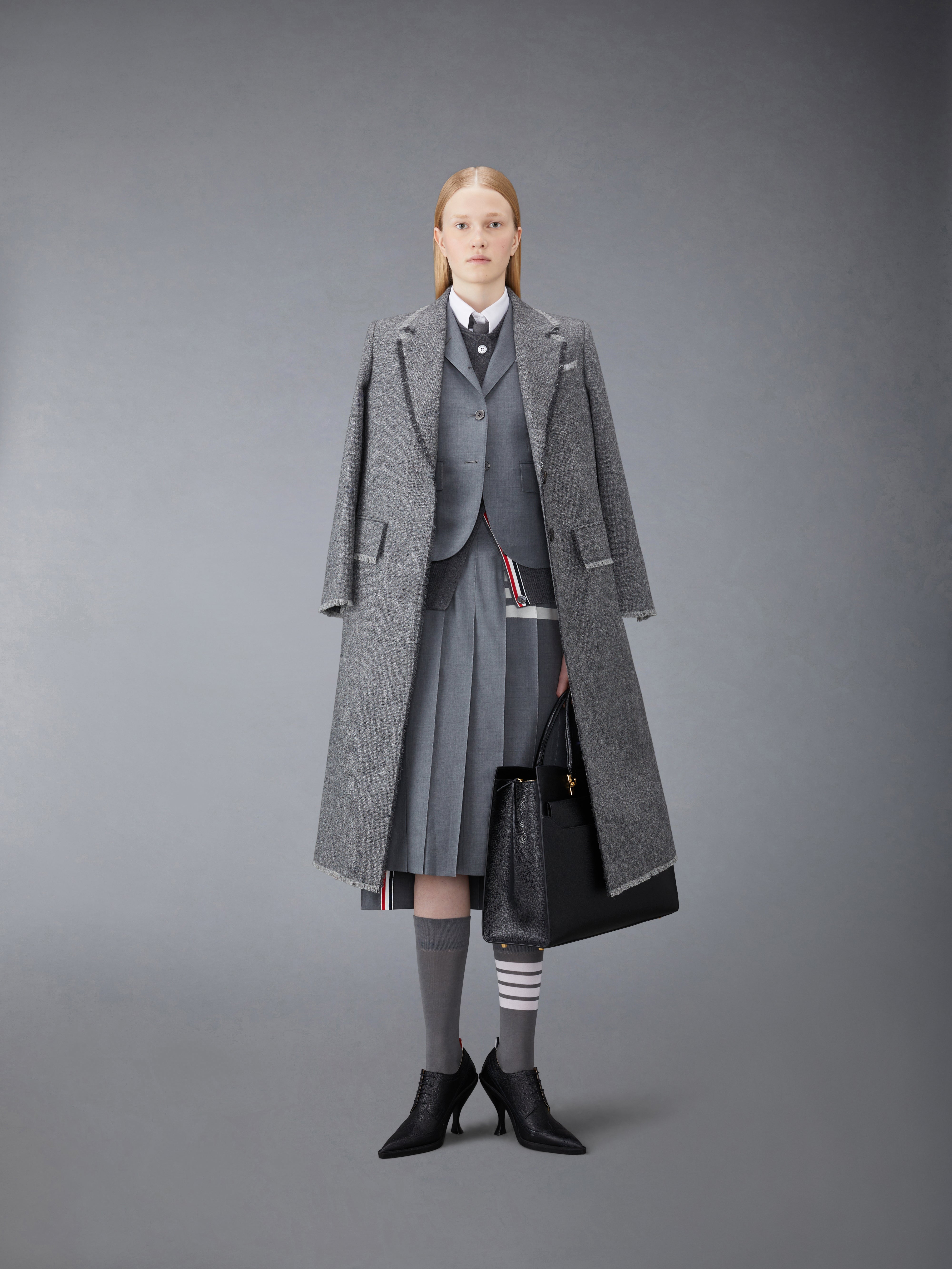 クラシック カシミヤ 4BAR クルーネック カーディガン | Thom Browne