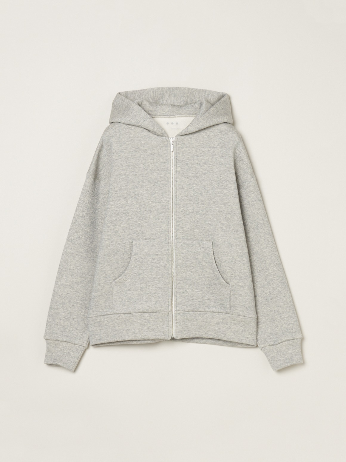 Silky terry zipup hoody｜スリードッツ オフィシャルオンラインショップ
