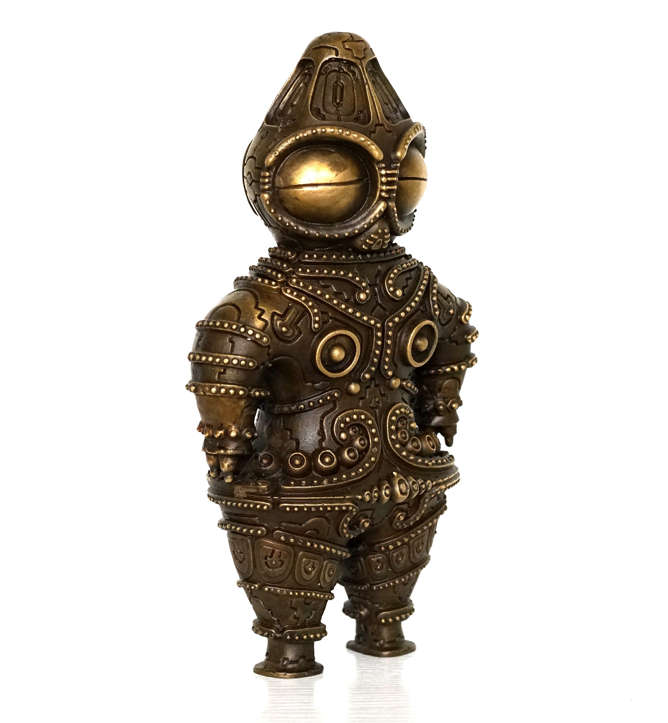 Shakoki Dogu Bronze Sculpture by Ben Ridgway - Threyda Art and Apparel