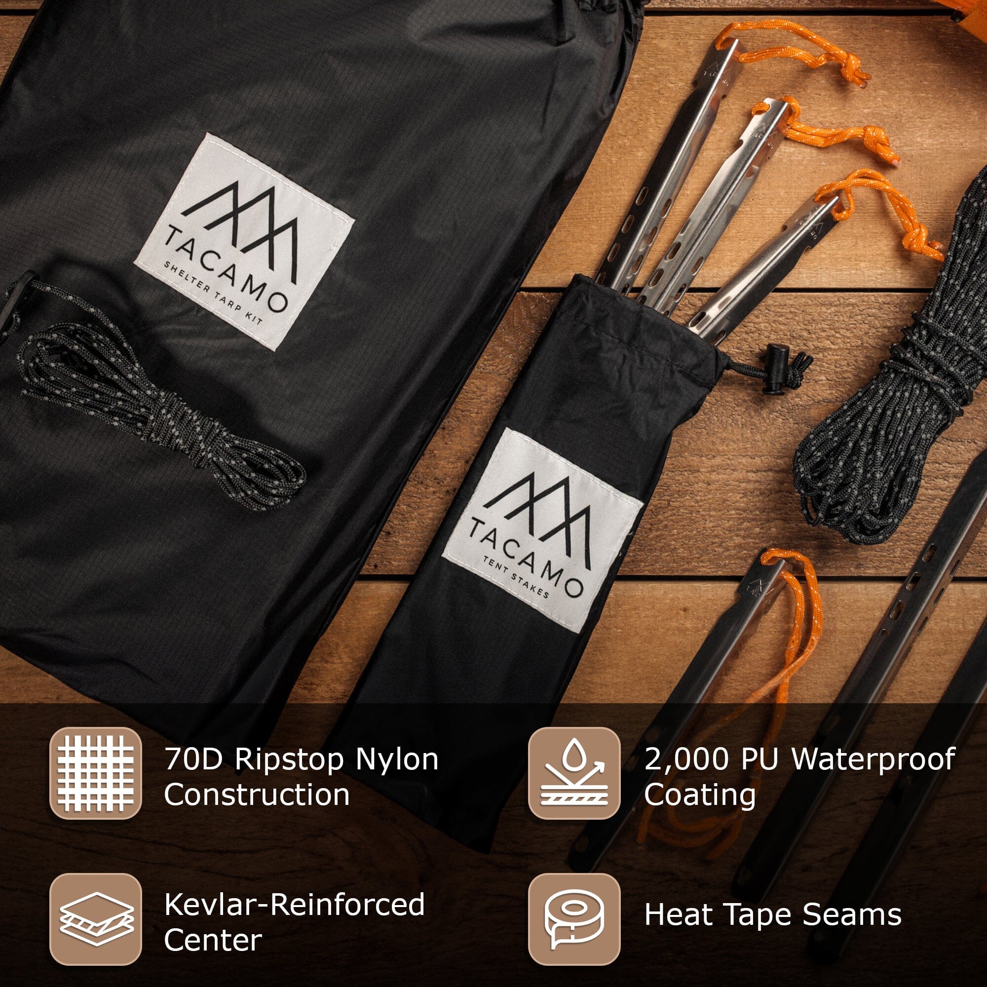 Bushcraft Reflective Shelter Tarp | TITAN Survival
