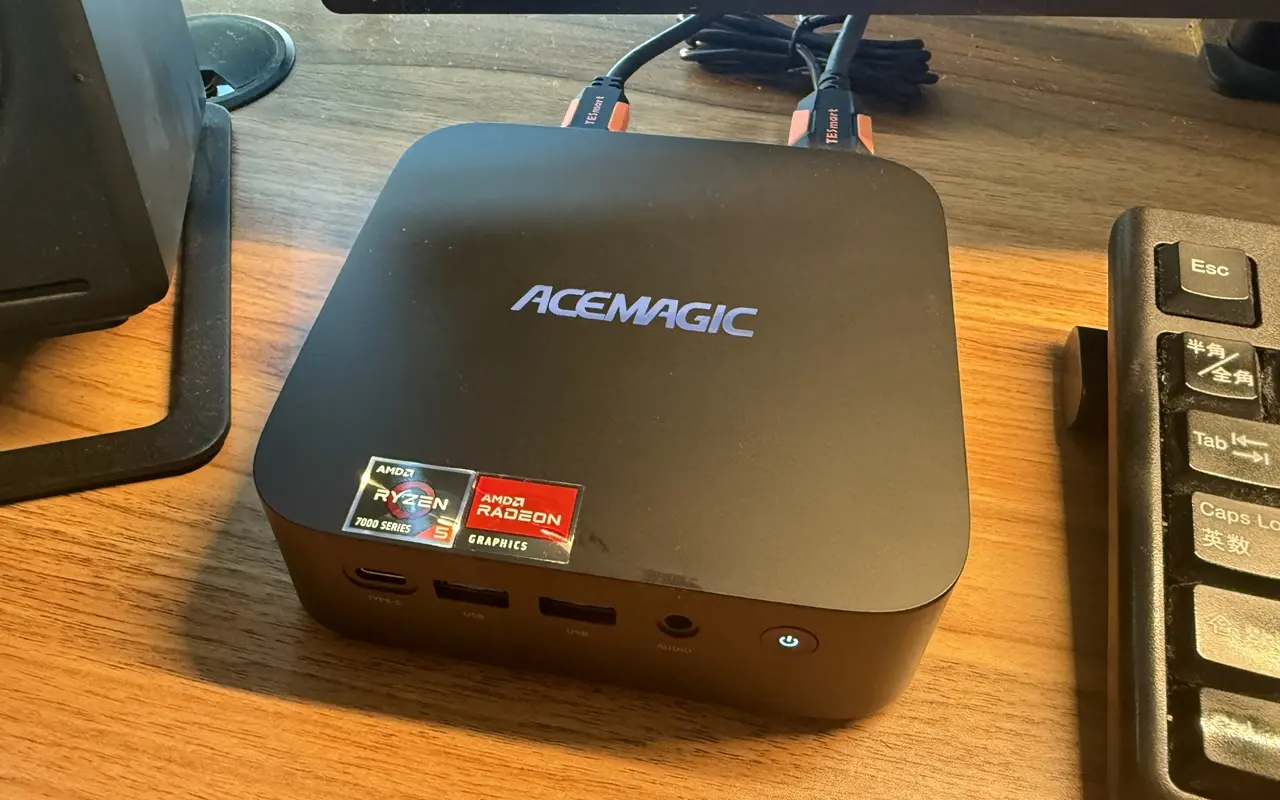 ACEMAGIC K1 実機レビュー！Ryzen 5 7430U搭載、軽負荷ゲームも遊べる