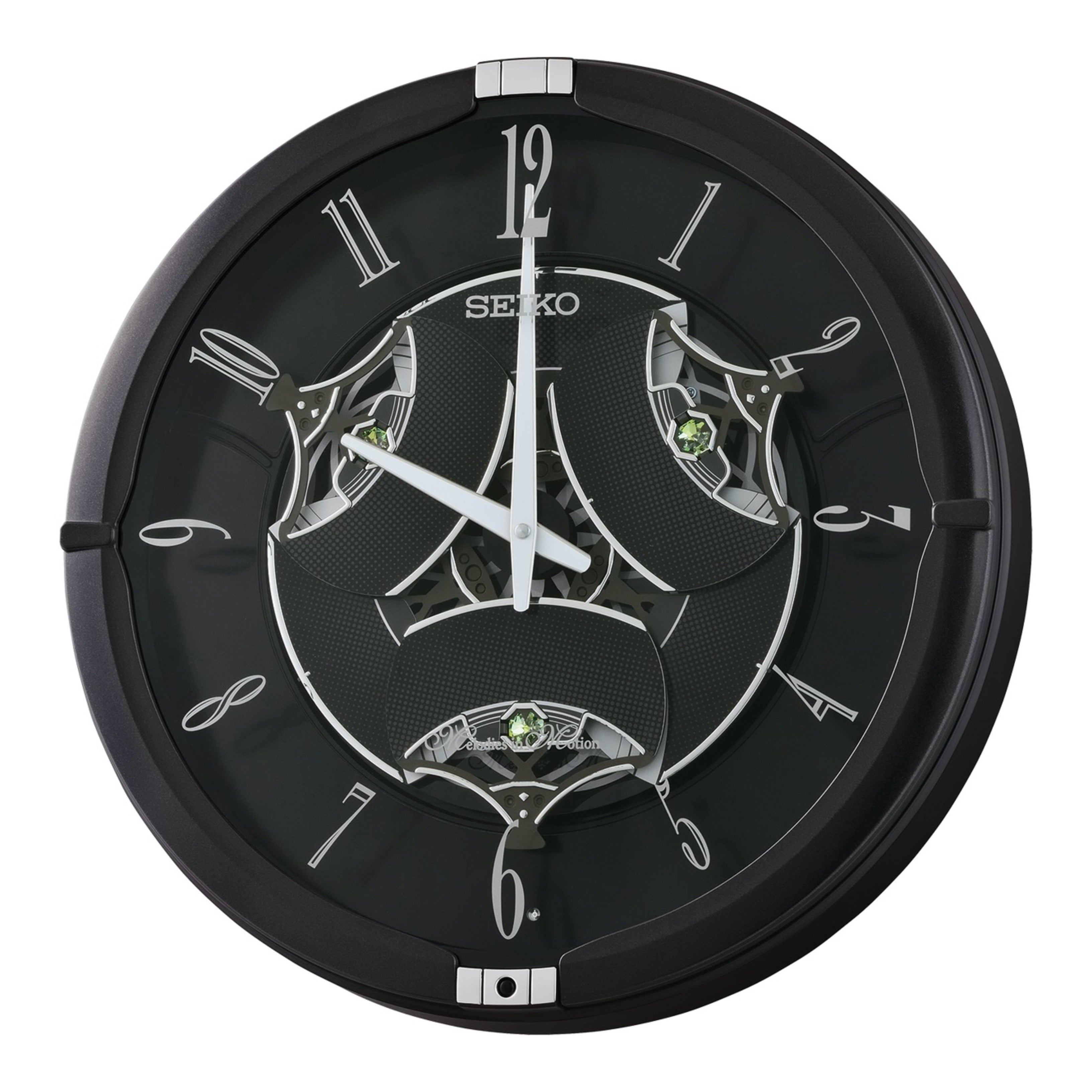 Seiko QXM621KRH “Onyx” Melodies in Motion Dancing Dial Musical