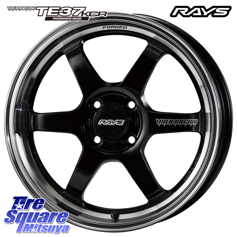 RAYS 【欠品次回6~7月】 VOLK RACING TE37 KCR PROGRESSIVE MODEL KCR