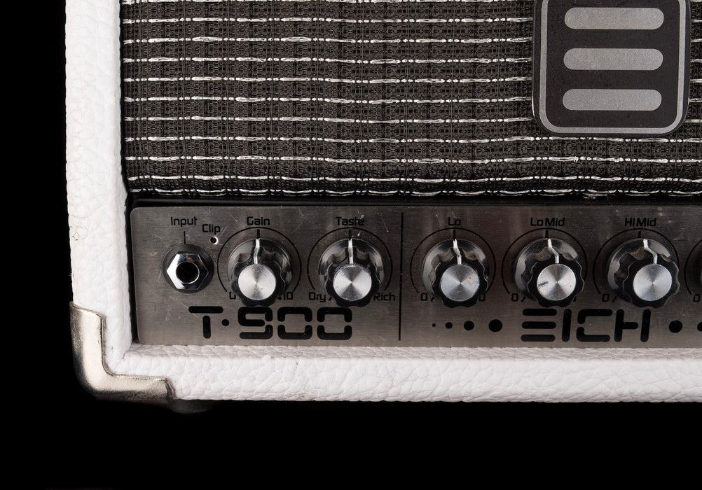 Pre Owned Eich T900 Classic Bass Amp Head 212S Cabinet White Bass