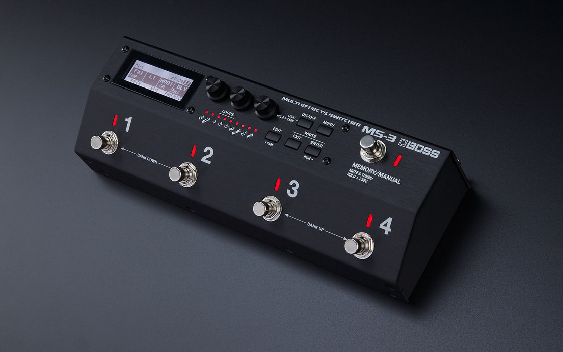 Boss MS-3 Multi Effect Guitar Pedal Switcher — Truetone Music