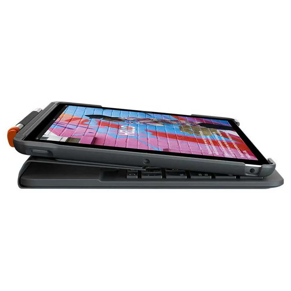 Logitech Slim Folio iPad 7/8 10.2´´ タブレットキーボードカバー 黒
