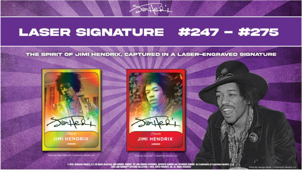 製品情報】2025 SUPER BREAK JIMI HENDRIX KEEPSAKE PREMIERE HOBBY