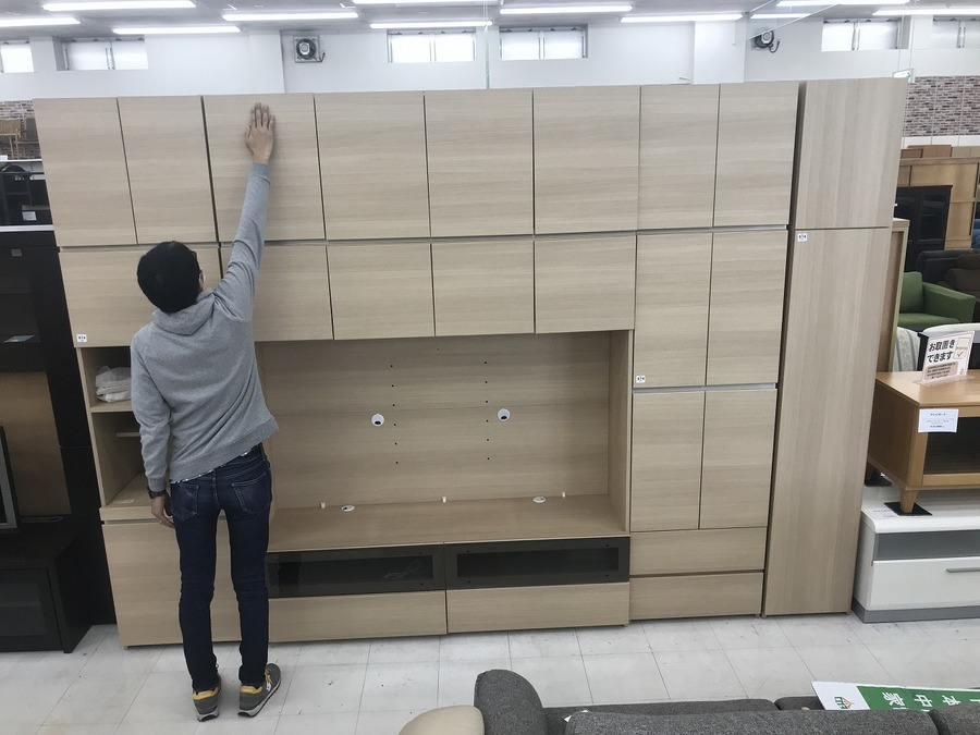 Pamouna（パモウナ）】壁面いっぱい収納できる大型テレビボード（CA