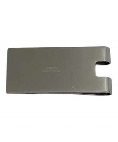 中古・古着通販】HERMES (エルメス) Hロゴ マネークリップ シルバー