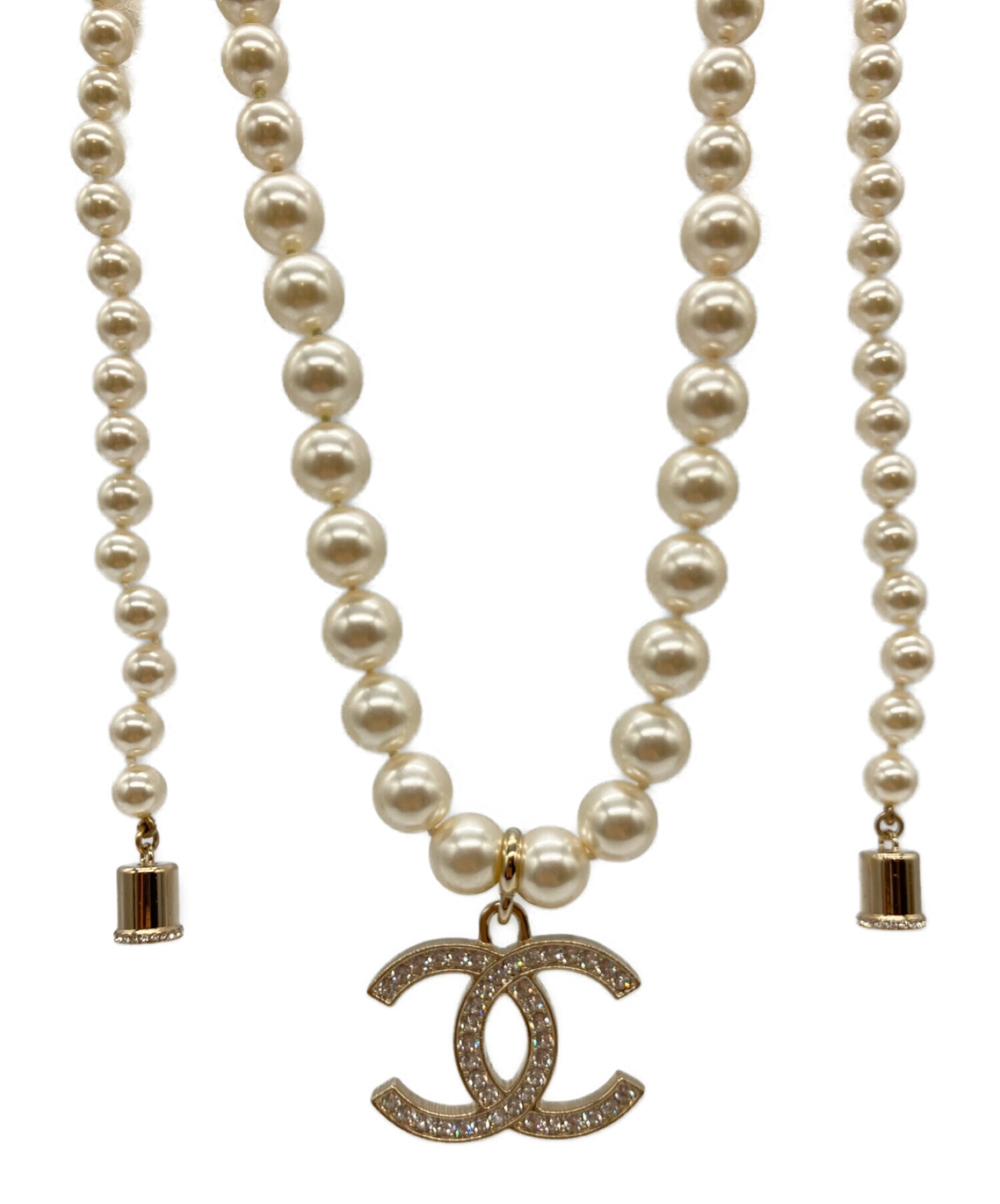 中古・古着通販】CHANEL (シャネル) ココマーク パール ネックレス