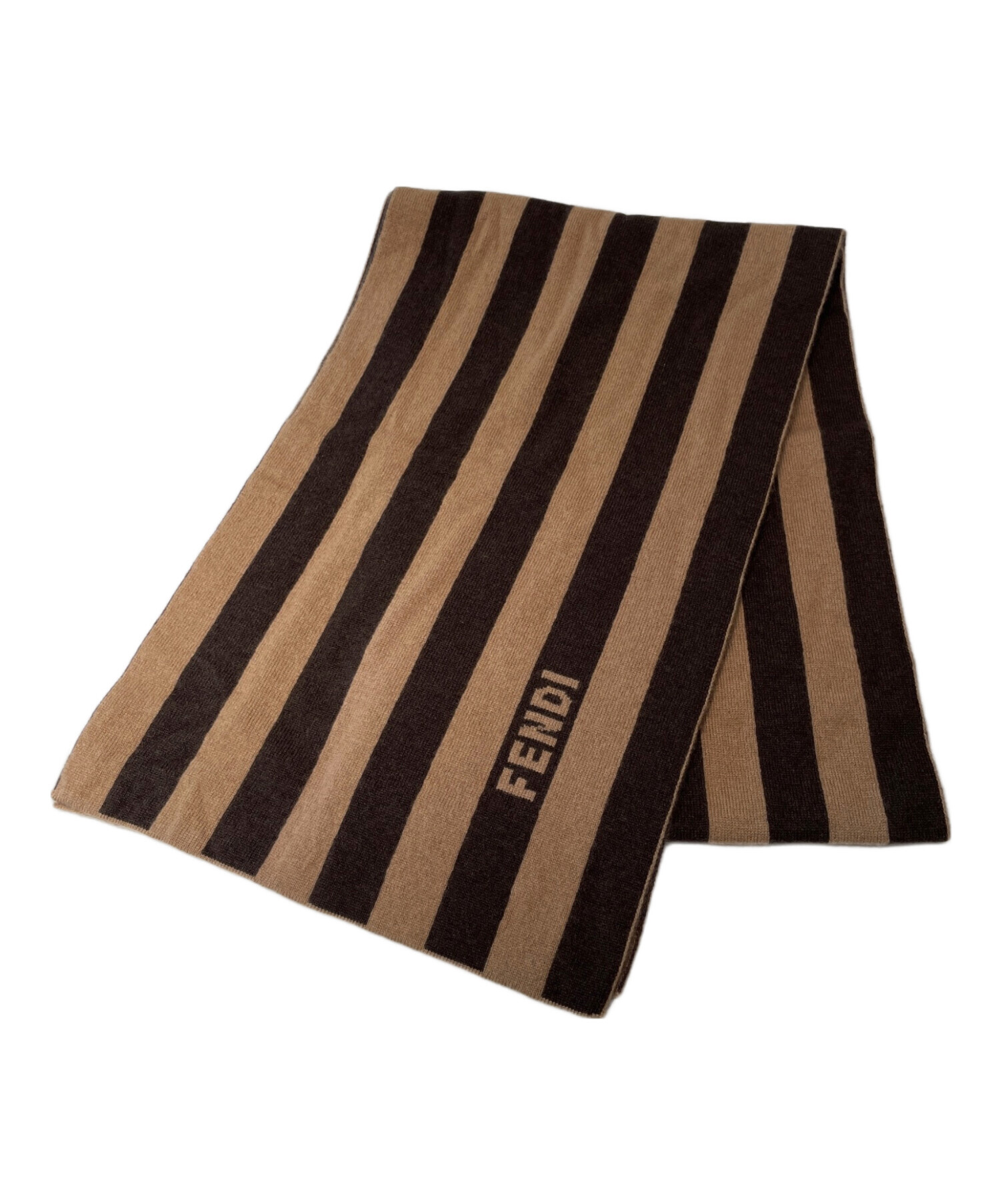 中古・古着通販】FENDI (フェンディ) カシミヤマフラー ブラウン