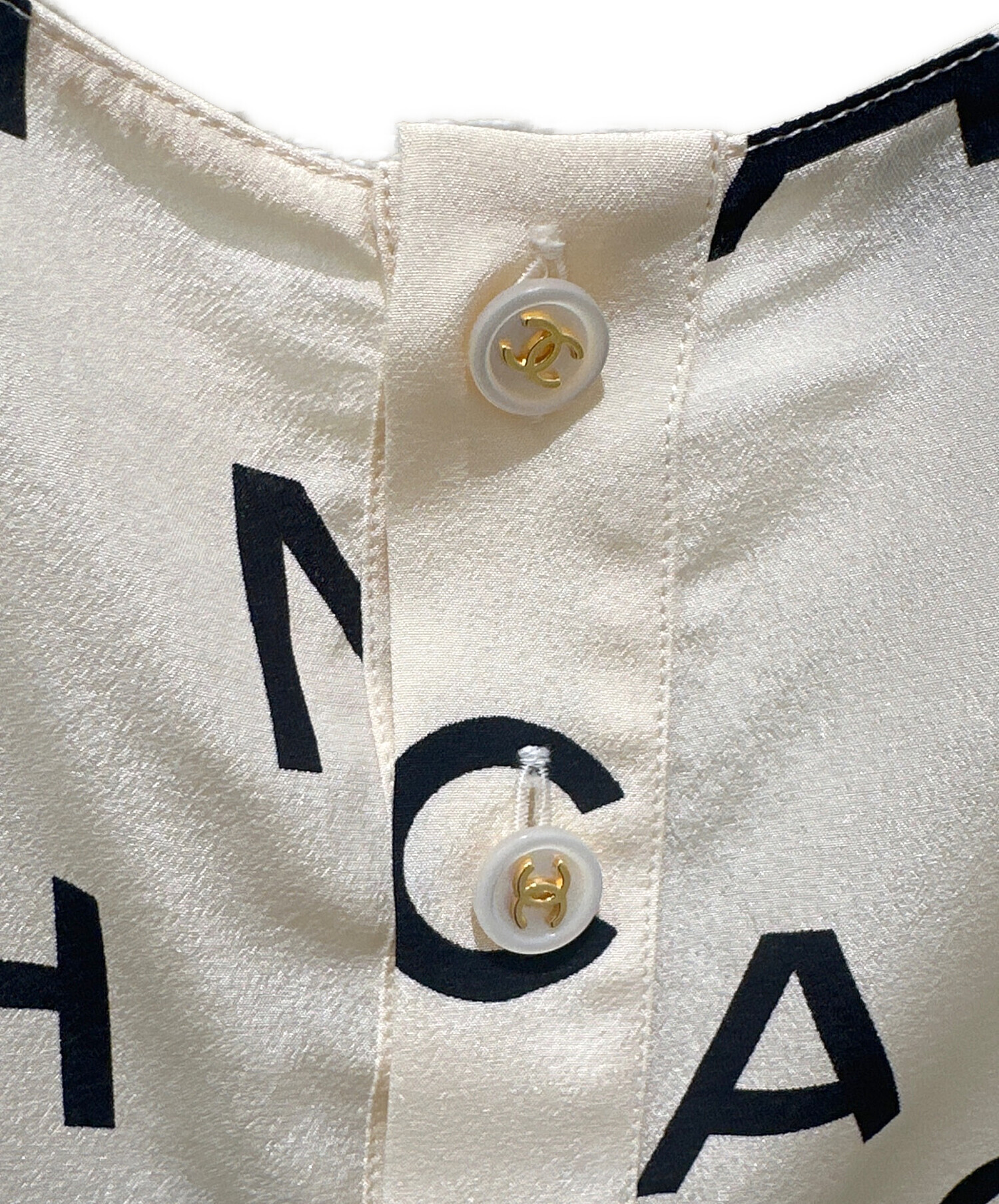 中古・古着通販】CHANEL (シャネル) ココマーク 半袖 ロゴ カットソー