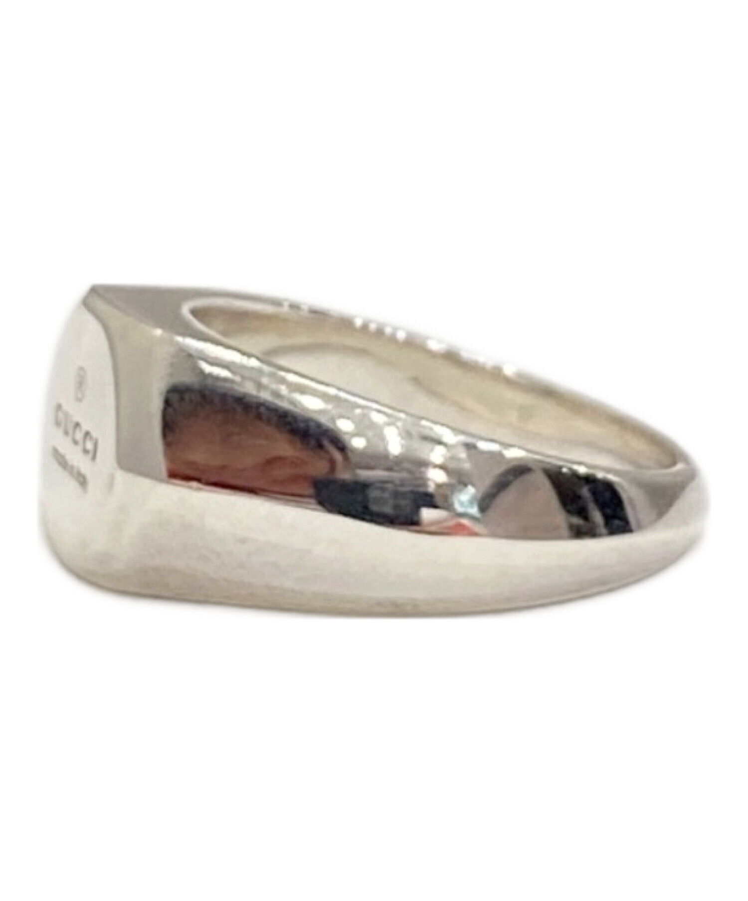 中古・古着通販】GUCCI (グッチ) トレードマーク スリム リング サイズ