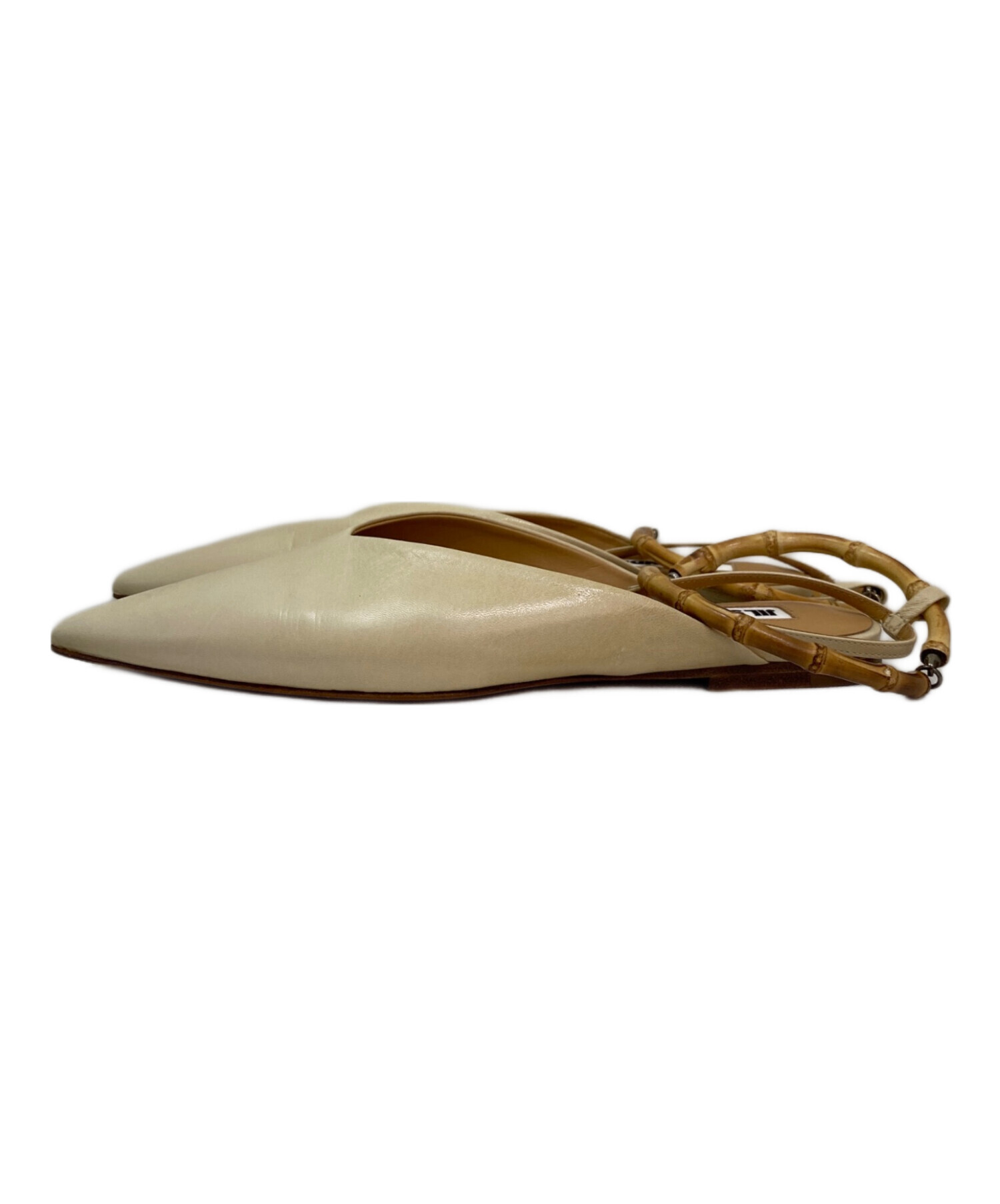 中古・古着通販】JIL SANDER (ジルサンダー) バンブーフラットサンダル